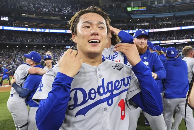 山本由伸剛拿下2025MLB世界大賽MVP/(photo by 中時新聞網 )
