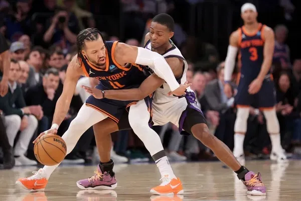 Jalen Brunson與De'Aaron Fox昔日交手(photo:NBA)/金享娛樂城