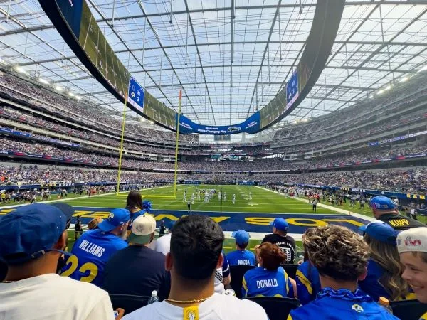 SoFi Stadium非常有沉浸式的賽事體驗(photo:skysports)/金享娛樂城