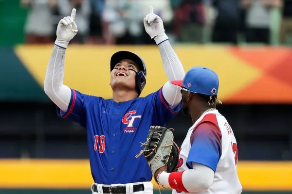 台灣隊知名球員張育成(photo:cleveland)/金享娛樂城