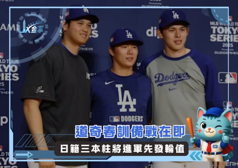 道奇春訓備戰在即 日籍三本柱將進軍先發輪值(photo：MLB官網)/金享娛樂城