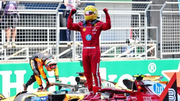 Lewis Hamilton加入法拉利首次登上頒獎台(photo:F1官網)/金享娛樂城