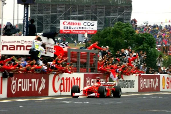Michael Schumacher在鈴鹿奪冠(photo:F1官網)/金享娛樂城