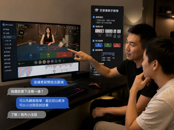 線上百家樂教學 示意圖(photo:ChatGPT)/金享娛樂城