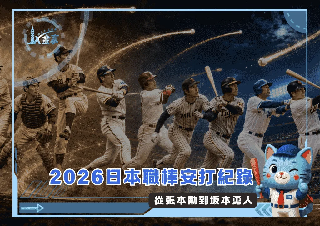 2026日本職棒安打紀錄介紹:從張本勳到坂本勇人(Photo:AI生成)