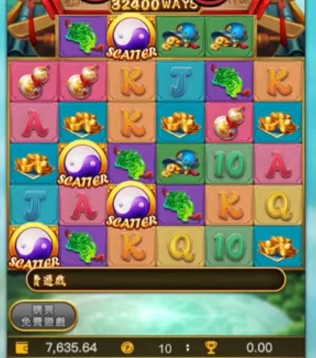 Scatter是免費遊戲入口,通常收集4個即可觸發10次免費旋轉(photo:ATG Games)/金享娛樂城