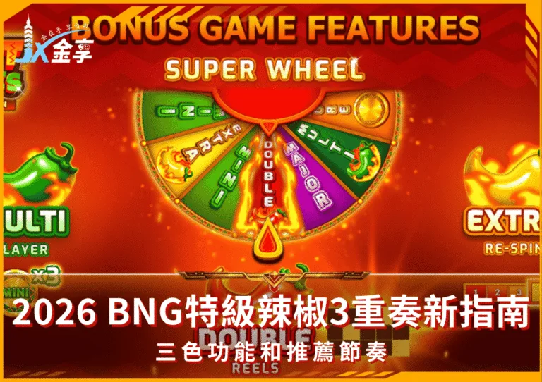 2026 BNG特級辣椒3重奏新版指南！三色功能和推薦節奏(photo：asia.bng.games)金享娛樂城